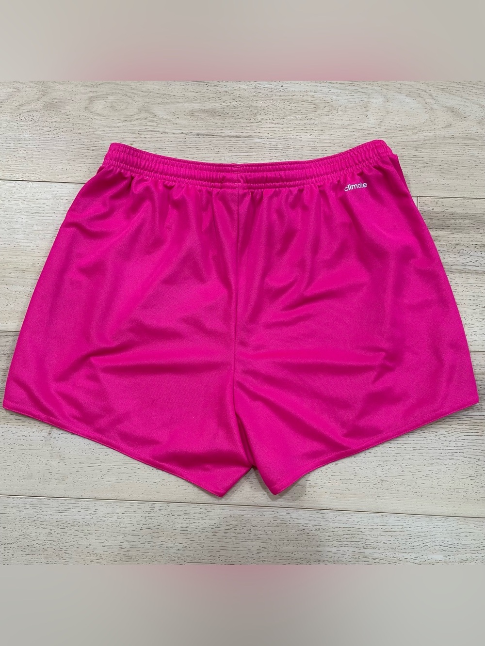 adidas Women's Fuchsia Athletic Shorts - Picture 4 of 4